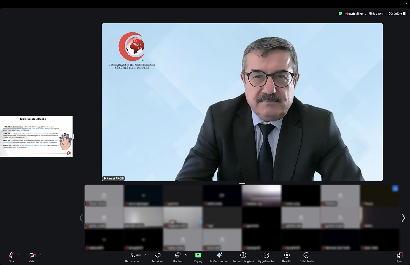 UYYSD Akademi Uhdesinde YYS Sahibi Firmalara Yönelik Zorunlu Eğitim Online Olarak Gerçekleştirildi.